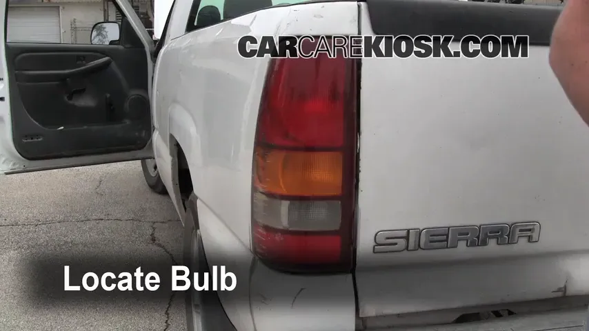 2003 GMC Sierra 1500 WT 4.8L V8 Lights Reverse Light (replace bulb)